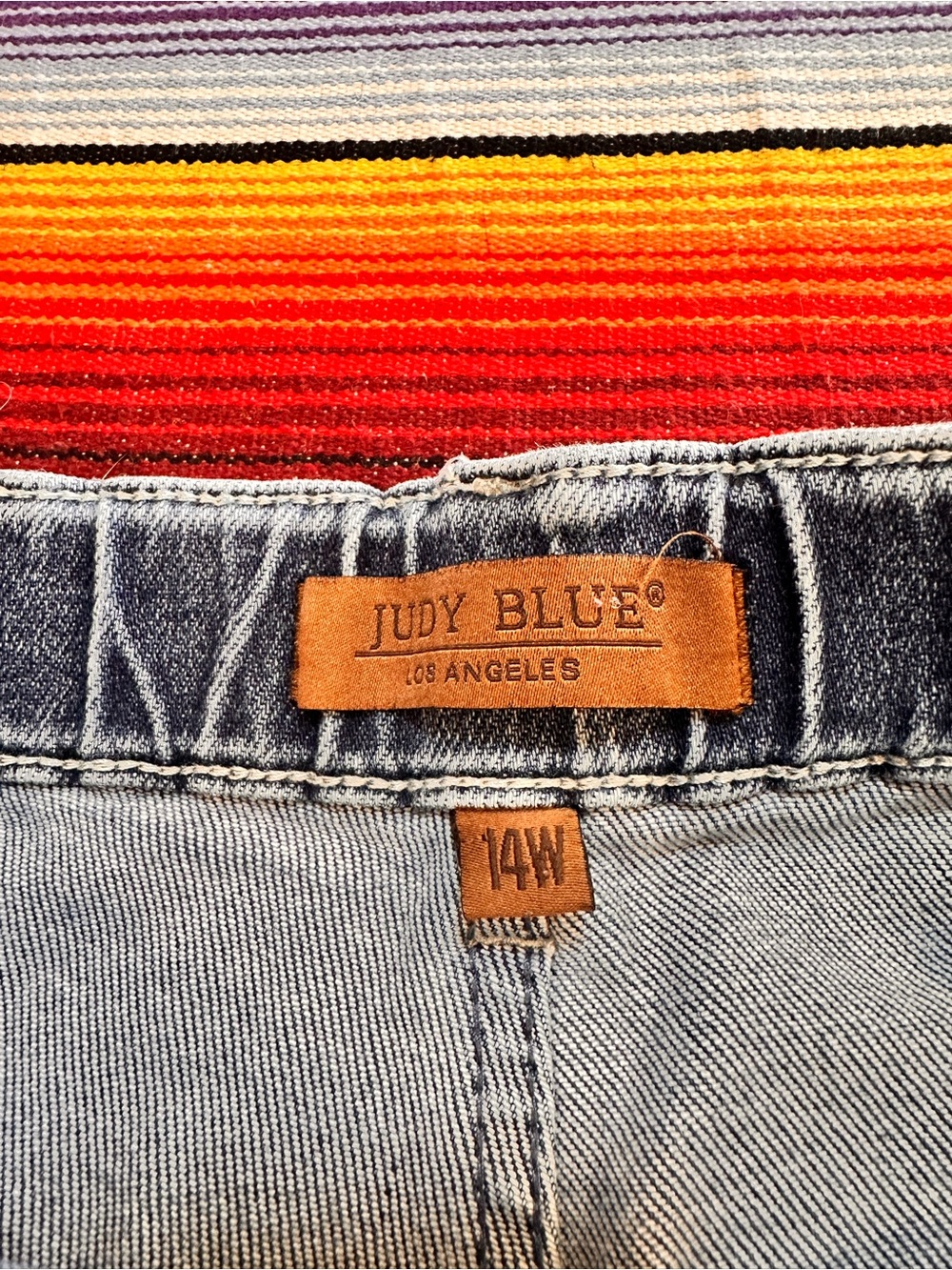 Judy Blue Light Wash Drawstring Boyfriend Jeans - Picture 6 of 9